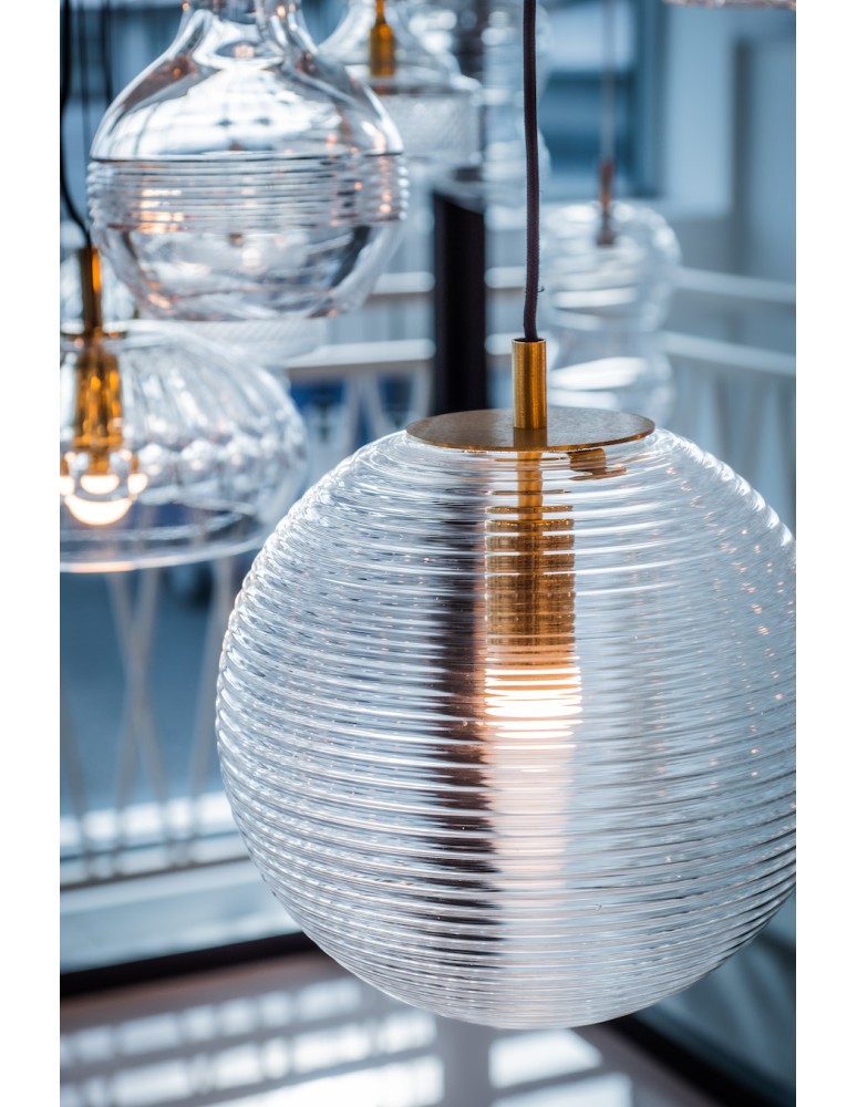 Pendant lamps spheres - Argon EVANS 8577 glass, brass - product kolory-swiatla.pl 4
