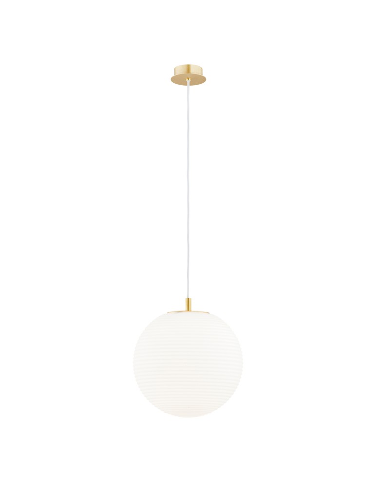Pendant lamps spheres - Argon EVANS 8578 glass, brass - product kolory-swiatla.pl 1