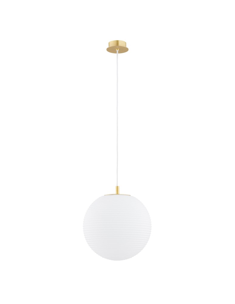 Pendant lamps spheres - Argon EVANS 8578 glass, brass - product kolory-swiatla.pl 2