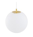 Pendant lamps spheres - Argon EVANS 8578 glass, brass - product 4