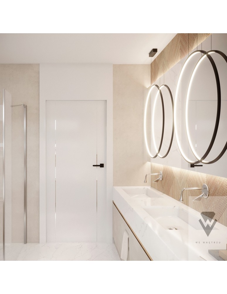 Pendant lamps circles - RAMKO Echo Vertical Chandelier 90 LED 67951 - product kolory-swiatla.pl 2