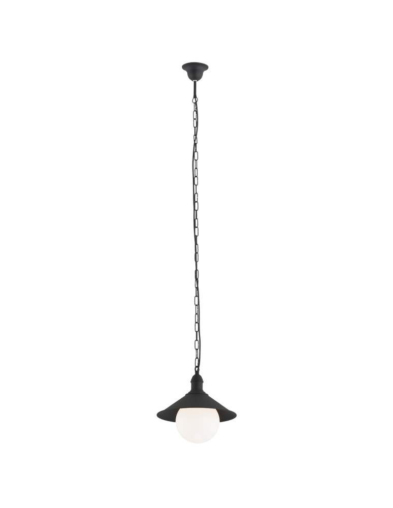 Industrial pendant lamps - Argon ERBA BIS 1 fl. pendant lamp 1x15W (max) black structure IP44 3285 - product kolory-swiatla.pl 1