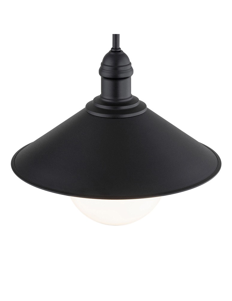 Industrial pendant lamps - Argon ERBA BIS 1 fl. pendant lamp 1x15W (max) black structure IP44 3285 - product kolory-swiatla.pl 3