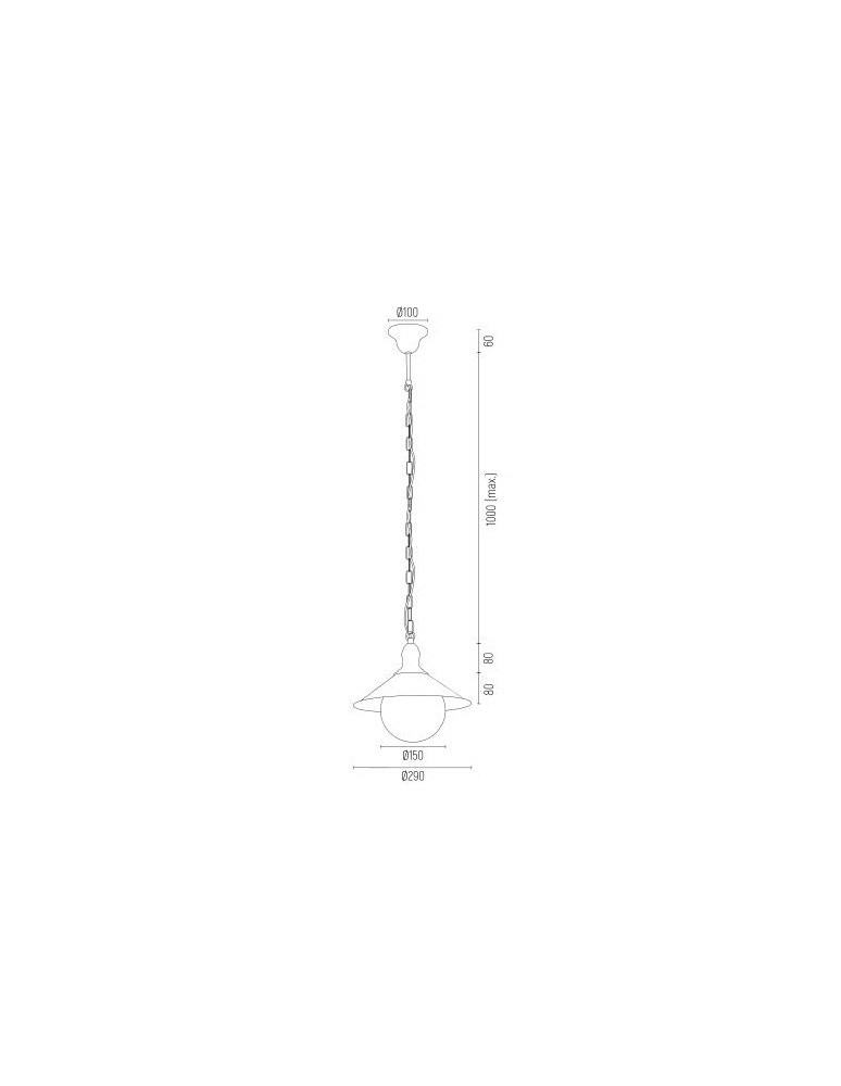 Industrial pendant lamps - Argon ERBA BIS 1 fl. pendant lamp 1x15W (max) black structure IP44 3285 - product kolory-swiatla.pl 5