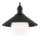 Argon ERBA BIS kinkiet 1 pł. 1x15W (max) czarny struktura IP44 3286