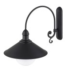 Argon ERBA BIS kinkiet 1 pł. 1x15W (max) czarny struktura IP44 3286