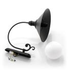 Wall lamps - Argon ERBA BIS wall lamp 1 pł. 1x15W (max) black structure IP44 3286 - product 6