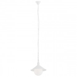 Argon ERBA BIS lampa wisząca 1 pł. 1x15W (max) biały struktura IP44 3296