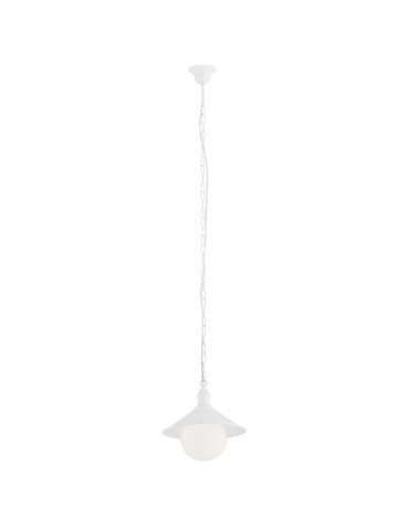 Argon ERBA BIS 1-fl. pendant lamp 1x15W (max) white structure IP44 3296