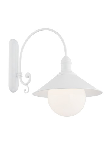 Argon ERBA BIS wall lamp 1 pł. 1x15W (max) white structure IP44 3297