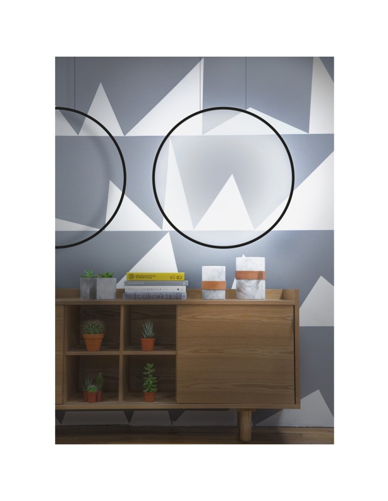 Pendant lamps circles - RAMKO Echo Vertical Chandelier 90 LED 67951 - product kolory-swiatla.pl 4