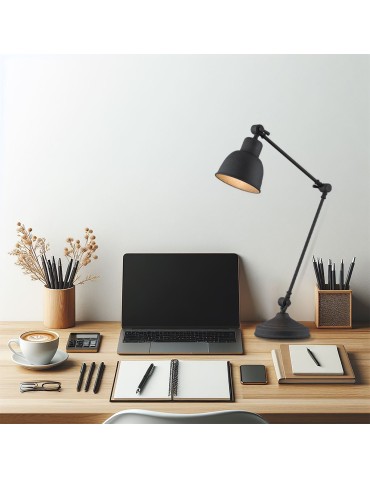 Argon EUFRAT 1-fl. desk lamp 1x15W (max) black structure 3197 - product 2