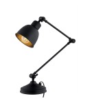 Desk lamps - Argon EUFRAT 1-fl. desk lamp 1x15W (max) black structure 3197 - product 4