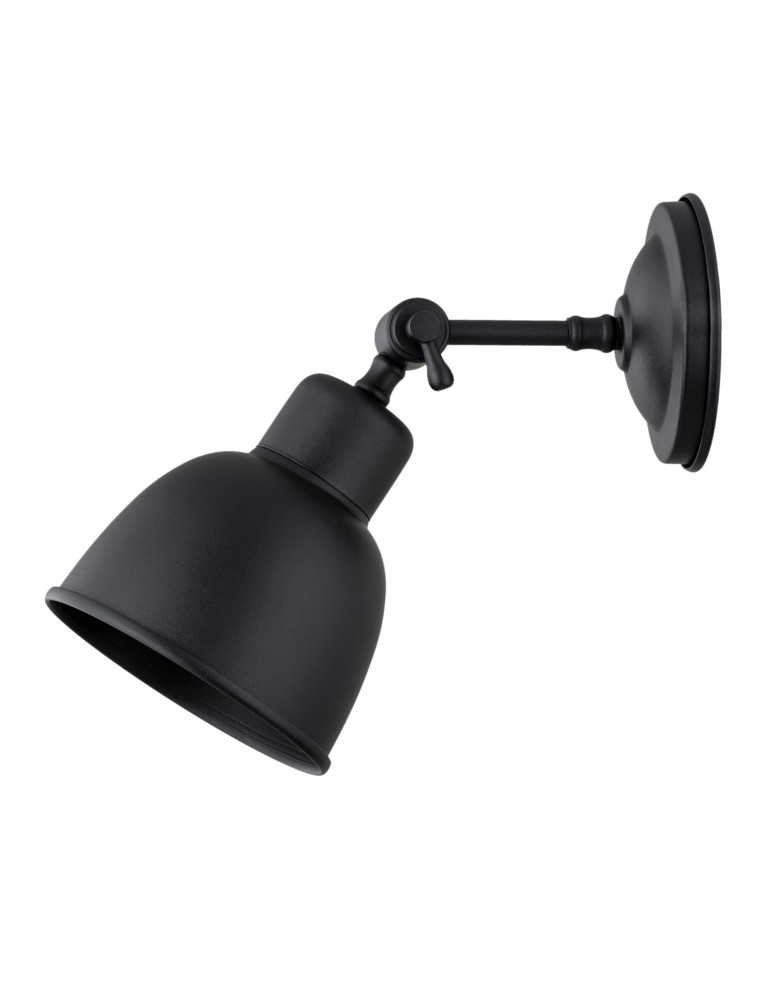 Loft wall lamps - industrial - Argon EUFRAT wall lamp 1 pł. 1x15W (max) black structure 3185 - product kolory-swiatla.pl 3
