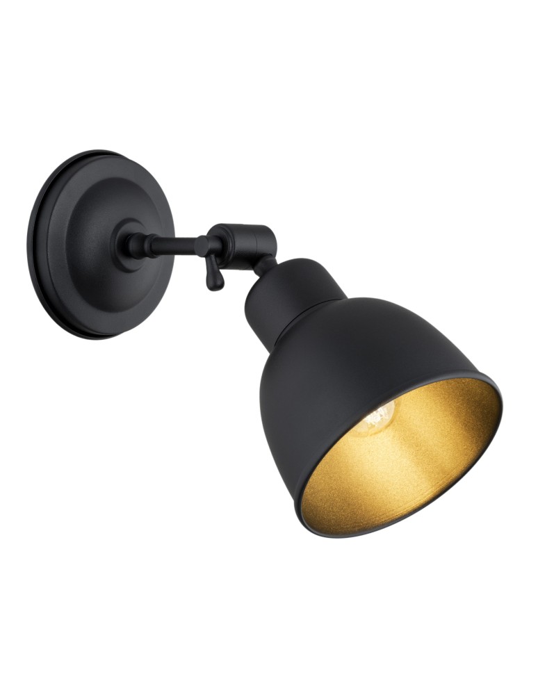 Loft wall lamps - industrial - Argon EUFRAT wall lamp 1 pł. 1x15W (max) black structure 3185 - product kolory-swiatla.pl 8