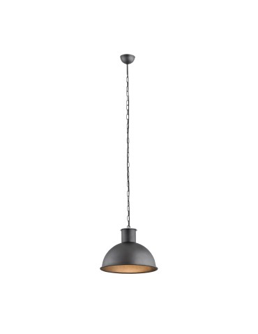 Argon EUFRAT 1-fl. pendant lamp 1x15W (max) anthracite structure 3192