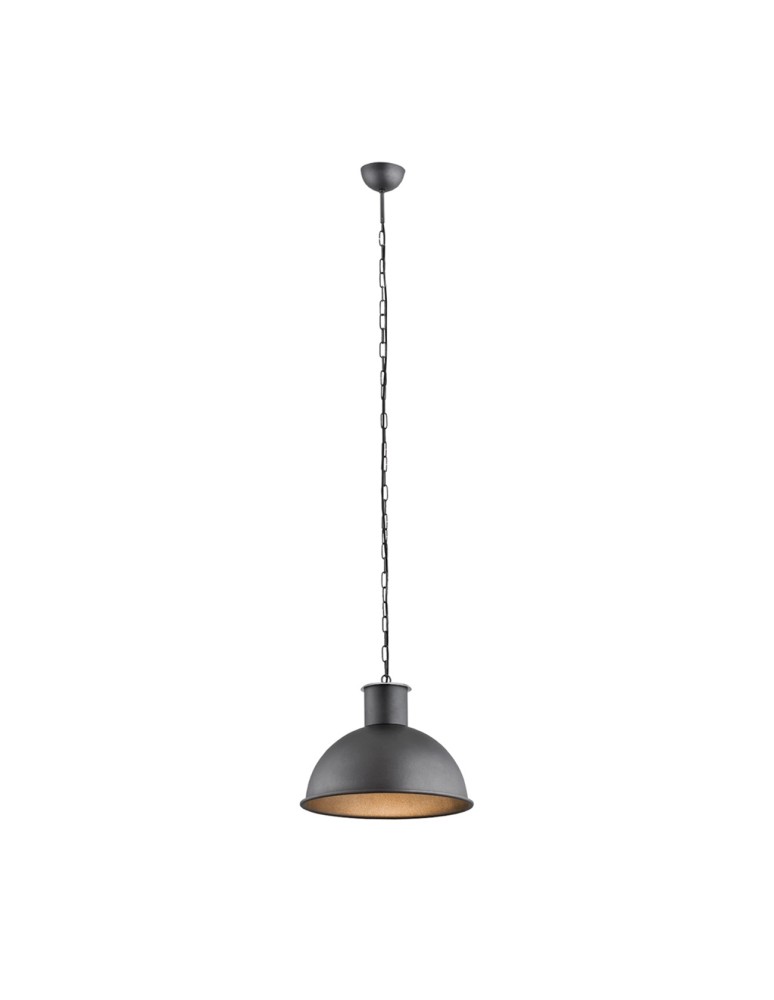 Industrial pendant lamps - Argon EUFRAT 1-fl. pendant lamp 1x15W (max) anthracite structure 3192 - product kolory-swiatla.pl 1