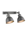 Argon EUFRAT wall lamp 2 pł. 2x15W (max) anthracite structure 677