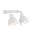 Loft wall lamps - industrial - Argon EUFRAT wall lamp 2 pł. 2x15W (max) white structure 676 - product 1