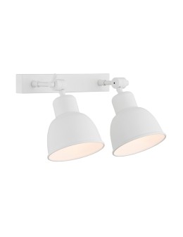 Argon EUFRAT kinkiet 2 pł. 2x15W (max) biały struktura 676
