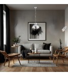 Argon EUFRAT lampa wisząca 1 pł. 1x15W (max) chrom szczotkowany 3294 Argon EUFRAT lampa wisząca 1 pł. 1x15W (max) chrom szczotkowany 3294