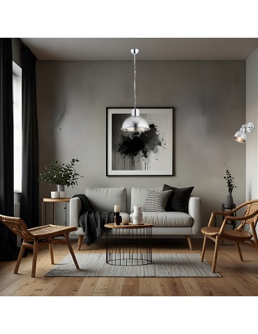 Argon EUFRAT pendant lamp 1 pł. 1x15W (max) brushed chrome 3294 - product 2