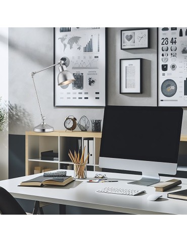 Argon EUFRAT 1-fl. desk lamp 1x15W (max) brushed chrome 3196 - product 2