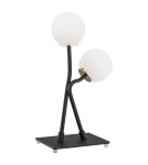 Argon FARON lampa stołowa 2 pł. 2x6W (max) opal mat czarny struktura 892