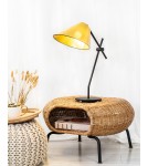 Argon FARON lampa stołowa 2 pł. 2x6W (max) opal mat czarny struktura 892