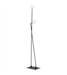 Floor lamps spheres - Argon FARON 2 fl. floor lamp 2x6W (max) opal mat black structure 893 - product 1