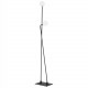 Argon FARON lampa podłogowa 2 pł. 2x6W (max) opal mat czarny struktura 893