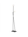 Argon FARON 2 fl. floor lamp 2x6W (max) opal mat black structure 893