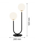 Table lamps - Argon FERRONE 2 fl. table lamp 2x7W (max) opal mat black structure 7072 - product 6