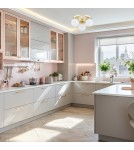 Bathroom ceiling lamps - Argon FLAVIO plafond 3 fl. round headliner 3x7W (max) brass IP44 opal matt lampshades 1413 - product 2