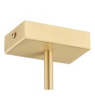 Pendant lamps spheres - Argon FREEMONT chandelier 6 fl. 6x15W (max) opal matt brushed brass 2549 - product 7