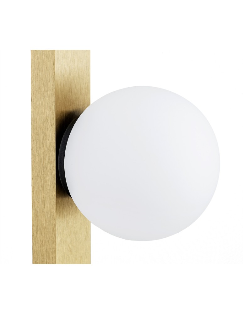 Argon FREEMONT 2 fl. table lamp 2x6W (max) opal matt brushed brass 1044