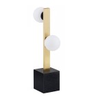 Table lamps - Argon FREEMONT 2 fl. table lamp 2x6W (max) opal matt brushed brass 1044 - product 5
