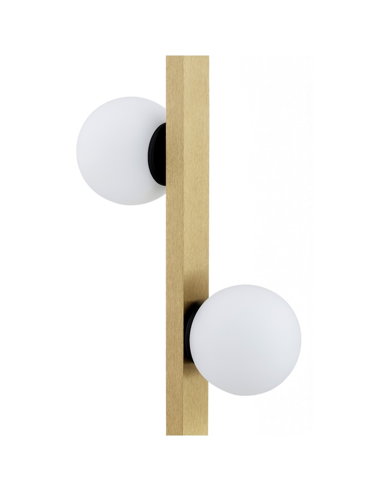 Floor lamps spheres - Argon FREEMONT floor lamp 4 fl. 4x6W (max) opal matt brushed brass 1738 - product kolory-swiatla.pl 2