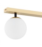 Ceiling lamps spheres - Argon FREEMONT plafond 2 fl. 2x7W (max) opal matt brushed brass 1045 - product 2