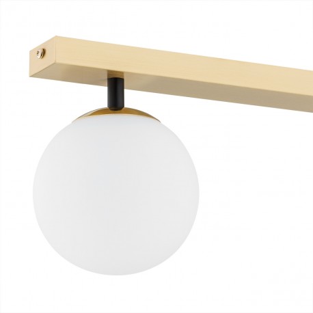 Argon FREEMONT plafon 2 pł. 2x7W (max) opal mat mosiądz szczotkowany 1045