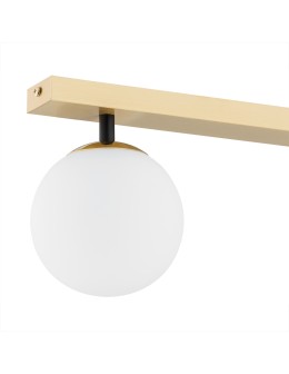 Argon FREEMONT plafon 2 pł. 2x7W (max) opal mat mosiądz szczotkowany 1045 - produkt 2