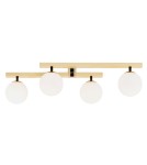 Ceiling lamps spheres - Argon FREEMONT plafond 4 fl. 4x7W (max) opal matt brushed brass 1742 - product 1