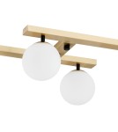 Ceiling lamps spheres - Argon FREEMONT plafond 4 fl. 4x7W (max) opal matt brushed brass 1742 - product 2