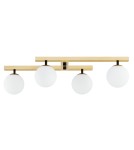 Ceiling lamps spheres - Argon FREEMONT plafond 4 fl. 4x7W (max) opal matt brushed brass 1742 - product 3