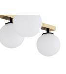 Ceiling lamps spheres - Argon FREEMONT plafond 6 fl. 6x7W (max) opal matt brushed brass 2544 - product 3