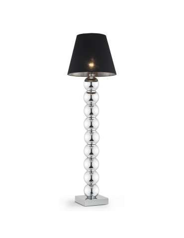 Argon FUDŻI lampa podłogowa 1 pł. 1x15W (max) czarny chrom 3657
