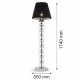 Argon FUDŻI lampa podłogowa 1 pł. 1x15W (max) czarny chrom 3657