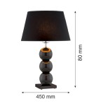 Table lamps - Argon FUDŻI 1 fl. table lamp 1x15W (max) black black 3623 - product 2