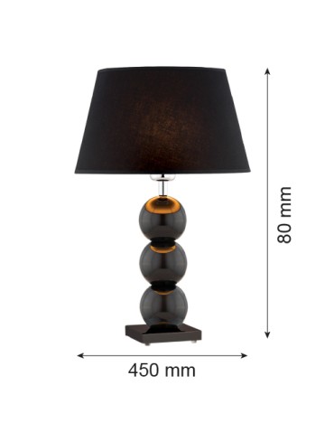 Argon FUDŻI 1 fl. table lamp 1x15W (max) black black 3623 - product 2