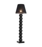 Floor lamps with lampshade - Argon FUDŻI floor lamp 1 pł. 1x15W (max) black white 3658 - product 1
